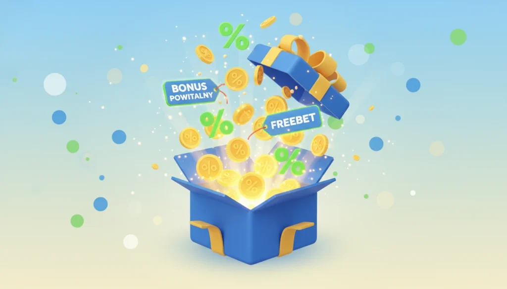 Bonusy powitalne i promocje u polskich bukmacherów - freebety, cashback i oferty bez depozytu 2025
